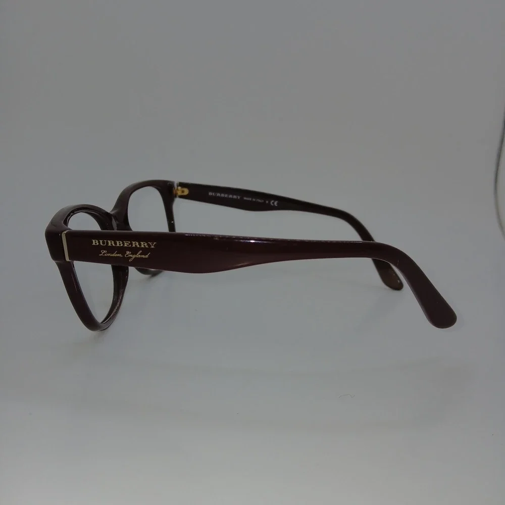 Burberry BE2263 3687 Womens Eyeglasses Frame Burgundy Full Rim 53-18-140 mm
